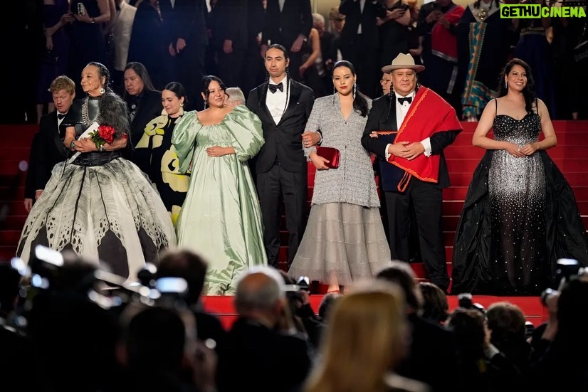 Tatanka Means - 5.5K Likes - Walking with relatives. It was a night unlike any other. Thankful for the blessings.
#KillersoftheFlowerMoon world premiere at #cannesfilmfestival #Cannes2023 ✨