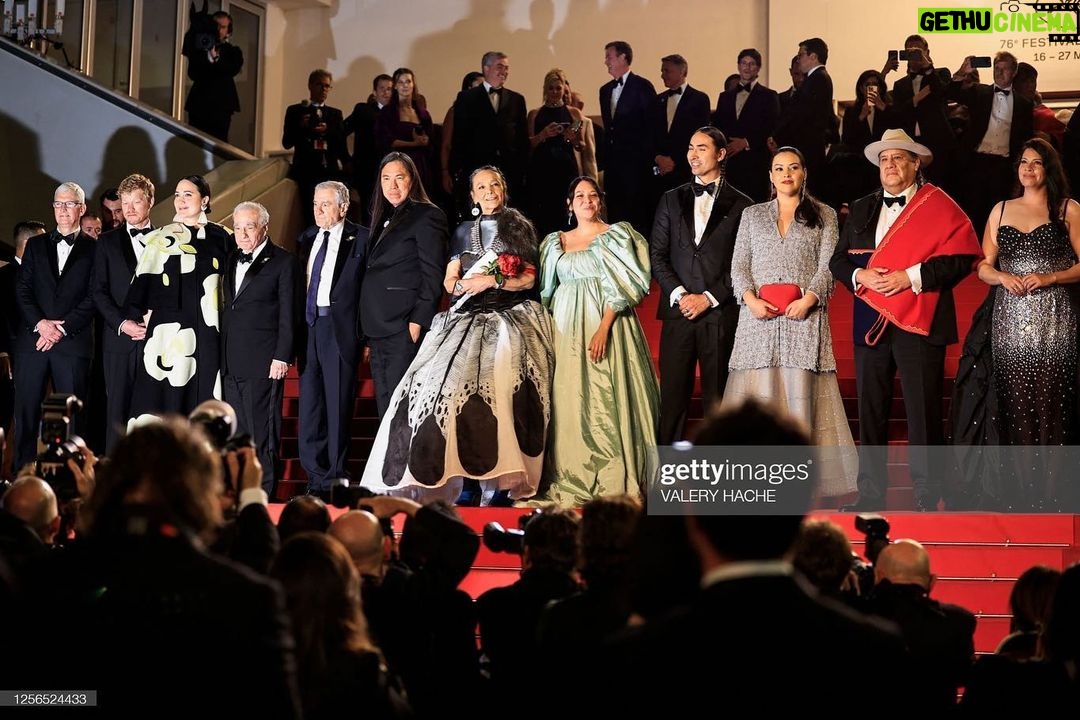 Tatanka Means - 5.5K Likes - Walking with relatives. It was a night unlike any other. Thankful for the blessings.
#KillersoftheFlowerMoon world premiere at #cannesfilmfestival #Cannes2023 ✨