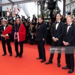 Tatanka Means Instagram - Walking with relatives. It was a night unlike any other. Thankful for the blessings. #KillersoftheFlowerMoon world premiere at #cannesfilmfestival #Cannes2023 ✨ Cannes Film Festival