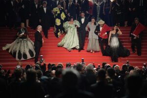 Tatanka Means Instagram - Walking with relatives. It was a night unlike any other. Thankful for the blessings.
#KillersoftheFlowerMoon world premiere at #cannesfilmfestival #Cannes2023 ✨