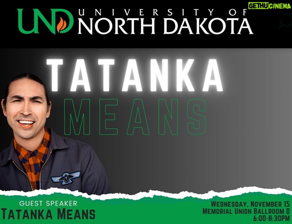 Tatanka Means Instagram - University of North Dakota tomorrow 🥶