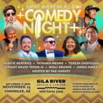 Tatanka Means Instagram - 🔥PHOENIX ARIZONA November 25th🔥 Wild Horse Pass Gila River Resort & Casino + Native American All-Star Comedy Night! Tickets on sale now (Link in my bio) VIP Meet & Greet 6pm + Limited tickets available Reserve your seats online at Ticketmaster or the casino box office. NOV 25th + 8pm + Wild Horse Pass Resort & Casino