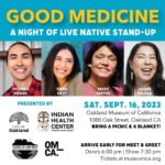 Tatanka Means Instagram - Next Saturday 💥OAKLAND💥 California Good Medicine Comedy Sept 16 Oakland Museum of California 💎 Ticket link in me bio 🫶🦖