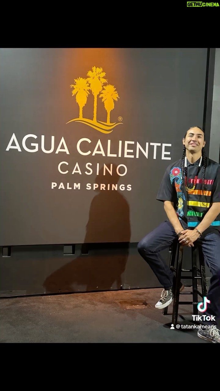 Tatanka Means Instagram - Big thanks @aguacalientecasinos and everyone that made it a sold out show! šš«¶ #aguacalientecasino #soldoutshow #palmsprings #nativecomedy #nativecomedian #calientecomedy Agua Caliente Casino Palm Springs