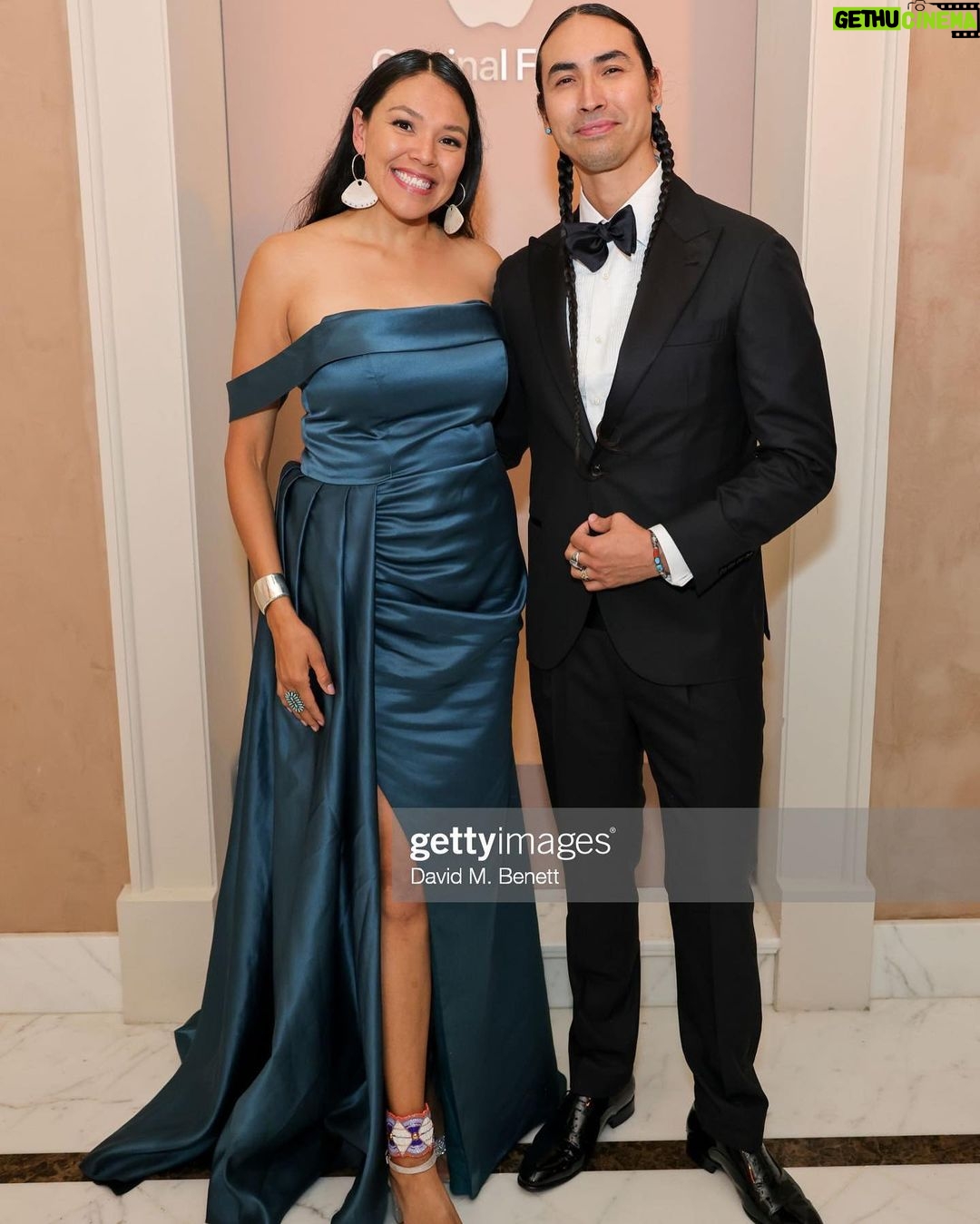 Tatanka Means - 5.3K Likes - So grateful this beautiful woman I sat next to on the plane agreed to be my date to the premiere ❤️🔥 my bodyguard and partner in crime 🙏 #prom2023 #killersoftheflowermoon #cannes #cannesfilmfestival #cannes2023