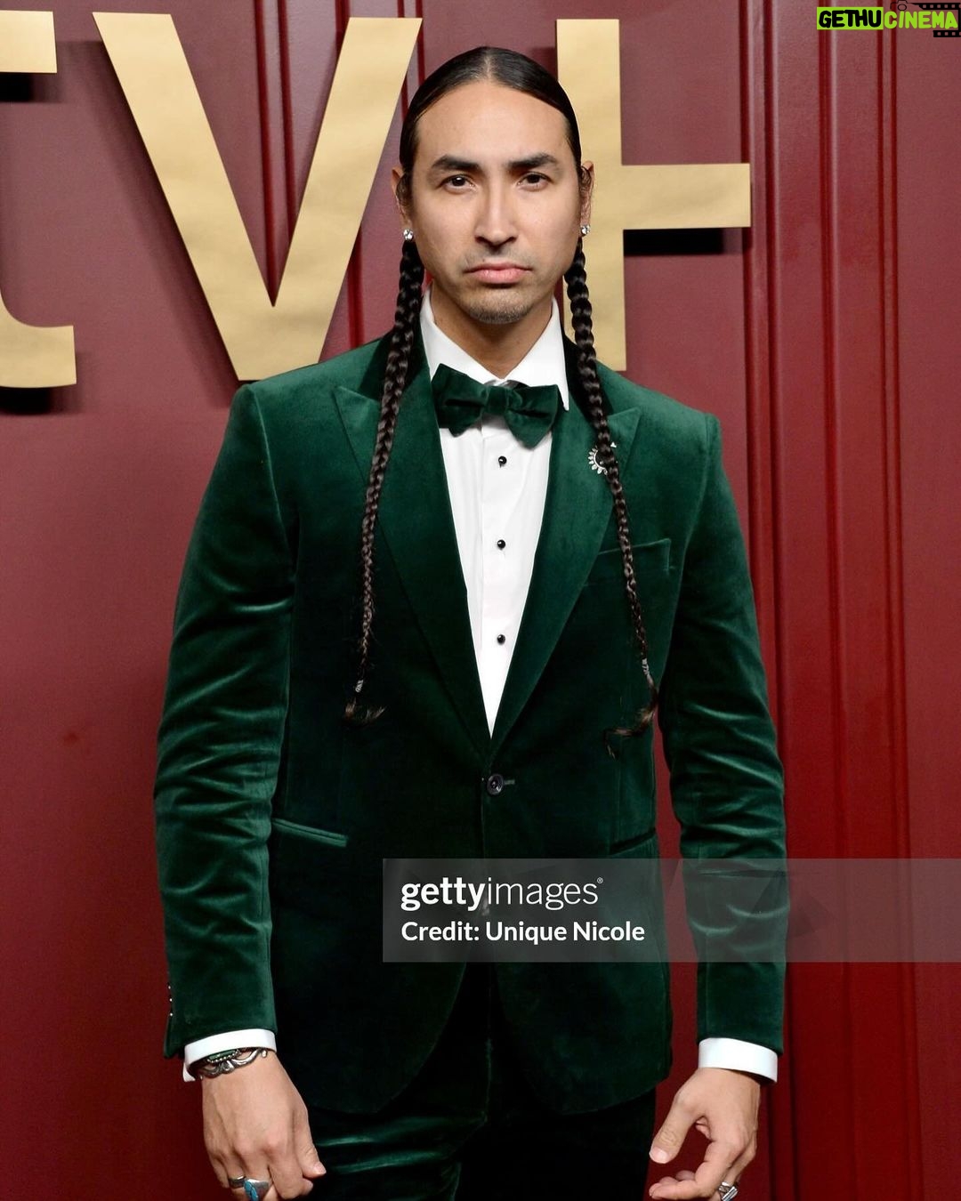 Tatanka Means - 2.7K Likes - Apple TV +'s Primetime Emmy Party at Mother Wolf on January 15, 2024
✨
Styled by @leonamizrahi
Suit by @jackvictorofficial
Bracelets by @fiercewarchief & Orville Tsinnie
Studs & broach @gismondi1754
Shoes @brunomagliofficial
Thank you @appletv @applefilms
#KillersOfTheFlowerMoon
#EMMYs