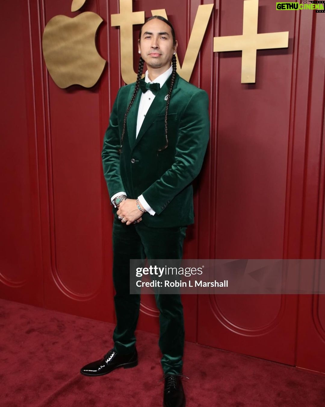 Tatanka Means - 2.7K Likes - Apple TV +'s Primetime Emmy Party at Mother Wolf on January 15, 2024
✨
Styled by @leonamizrahi
Suit by @jackvictorofficial
Bracelets by @fiercewarchief & Orville Tsinnie
Studs & broach @gismondi1754
Shoes @brunomagliofficial
Thank you @appletv @applefilms
#KillersOfTheFlowerMoon
#EMMYs