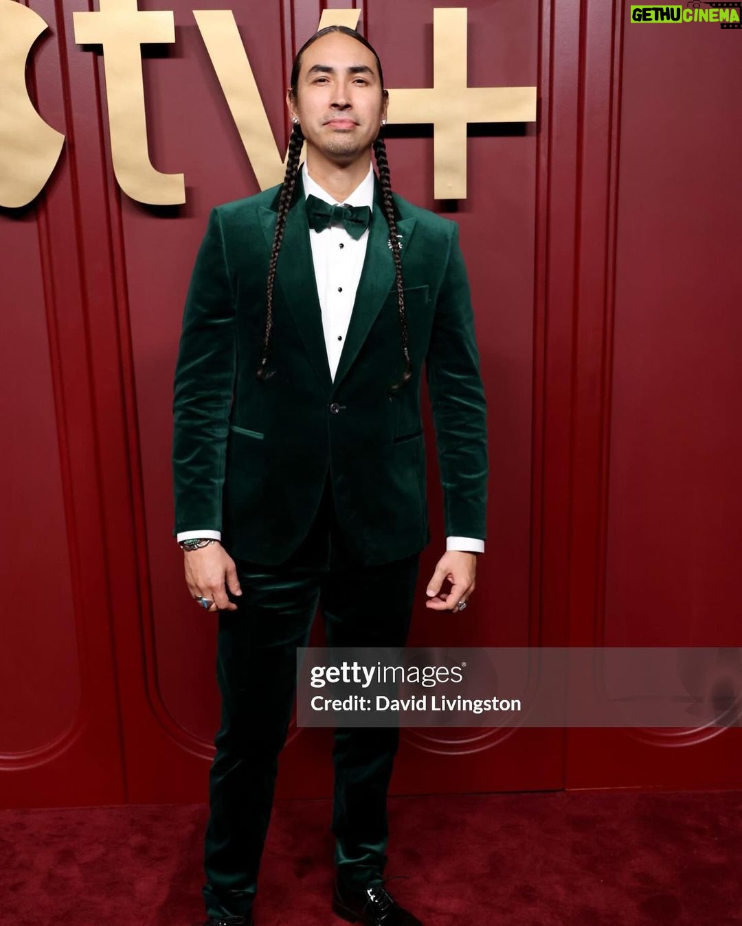 Tatanka Means - 2.7K Likes - Apple TV +'s Primetime Emmy Party at Mother Wolf on January 15, 2024
✨
Styled by @leonamizrahi
Suit by @jackvictorofficial
Bracelets by @fiercewarchief & Orville Tsinnie
Studs & broach @gismondi1754
Shoes @brunomagliofficial
Thank you @appletv @applefilms
#KillersOfTheFlowerMoon
#EMMYs