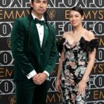 Tatanka Means Instagram - Incredible night. I was blessed to accompany my amazing sis-star @ambermidthunder to the EMMYs! Her film #Prey was nominated for best director Dan Trachtenberg ✨ Styled by @leonamizrahi Suit by @jackvictorofficial Earrings & broach @gismondi1754 Shoes @brunomagliofficial Thank you @appletv @applefilms representing #killersoftheflowermoon #EMMYs Peacock Theater