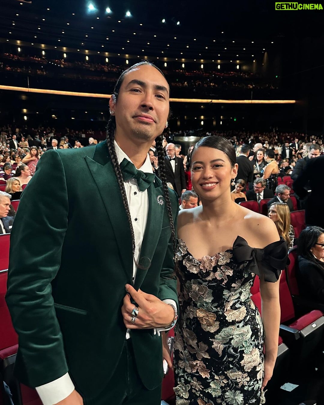 Tatanka Means - 4.5K Likes - Incredible night. I was blessed to accompany my amazing sis-star @ambermidthunder to the EMMYs! Her film #Prey was nominated for best director Dan Trachtenberg ✨
Styled by @leonamizrahi
Suit by @jackvictorofficial
Earrings & broach @gismondi1754
Shoes @brunomagliofficial
Thank you @appletv @applefilms representing #killersoftheflowermoon
#EMMYs