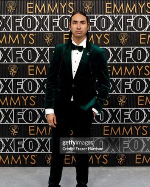 Tatanka Means Instagram - Incredible night. I was blessed to accompany my amazing sis-star @ambermidthunder to the EMMYs! Her film #Prey was nominated for best director Dan Trachtenberg ✨

Styled by @leonamizrahi 
Suit by @jackvictorofficial 
Earrings & broach @gismondi1754 
Shoes @brunomagliofficial 

Thank you @appletv @applefilms representing #killersoftheflowermoon 

#EMMYs