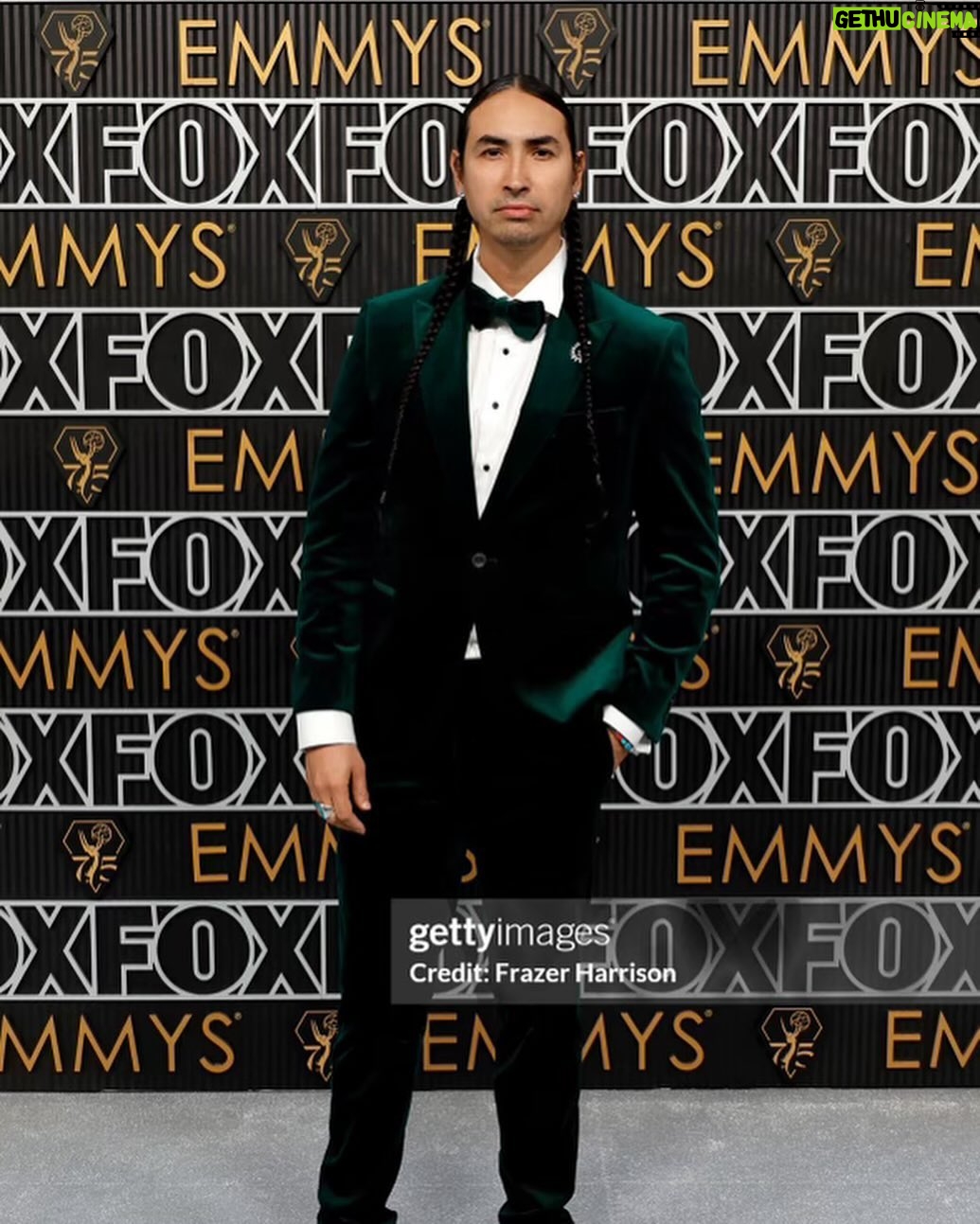 Tatanka Means - 4.5K Likes - Incredible night. I was blessed to accompany my amazing sis-star @ambermidthunder to the EMMYs! Her film #Prey was nominated for best director Dan Trachtenberg ✨
Styled by @leonamizrahi
Suit by @jackvictorofficial
Earrings & broach @gismondi1754
Shoes @brunomagliofficial
Thank you @appletv @applefilms representing #killersoftheflowermoon
#EMMYs