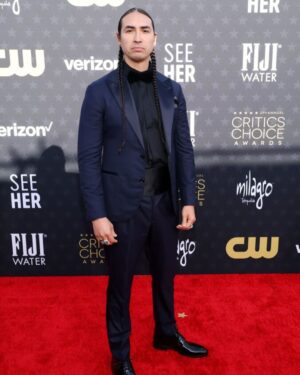 Tatanka Means Instagram - Critics Choice Awards @criticschoice 
#killersoftheflowermoon ✨ 12 nominations 
Amazing evening with friends and new friends 

Tux @brunellocucinelli_brand 
Styled @desireemorales 

Thank you @applefilms @appletv 
Killers of the Flower Moon available now on AppleTV+