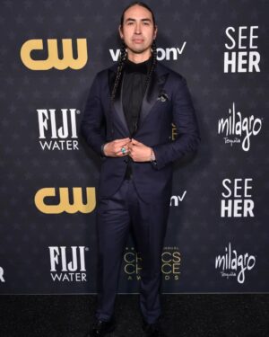 Tatanka Means Instagram - Critics Choice Awards @criticschoice 
#killersoftheflowermoon ✨ 12 nominations 
Amazing evening with friends and new friends 

Tux @brunellocucinelli_brand 
Styled @desireemorales 

Thank you @applefilms @appletv 
Killers of the Flower Moon available now on AppleTV+