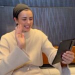 Taylor Hill Instagram - #sponsored Always connected to my angel Salem no matter where I am thanks to Google Meet @googleworkspace 🖤🐈‍⬛