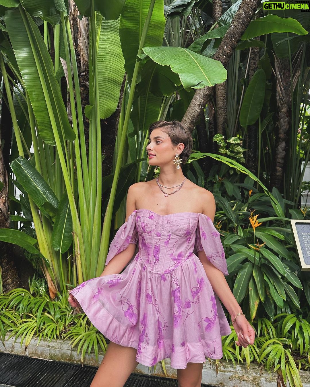 Taylor Hill Instagram - Singapore slinging ✨🖤 @revolve #revolvearoundtheworld