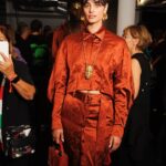 Taylor Hill Instagram - Thank you for having me again 🤍 Love you so much @rocco.iannone @ferraristyle Milan, Italy