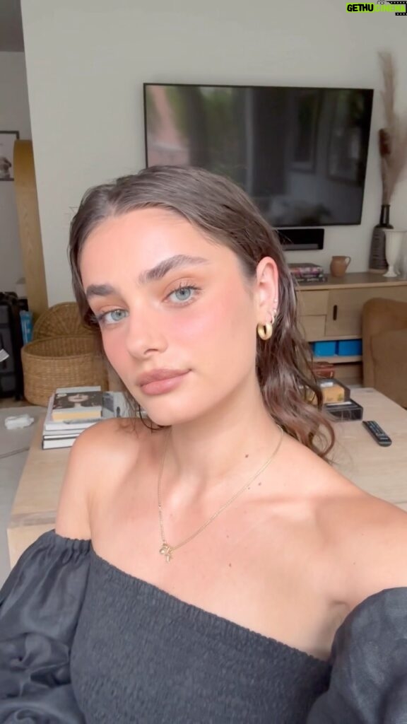 Taylor Hill Instagram - Been doing this routine everyday lately, obsessed with these eye and cheek colors from @nudestix and @danessamyricksbeauty. I mix 3 colors and layer them and feel like it makes the perfect blush 😊 also I use the same product on my eye and lip. Foundation- @hauslabs shade 250 Bronzer- @nudestix in Manila Blush- @nudestix in nude buff Powder- @danessamyricksbeauty evolution powder in pink Eyes and lip- @danessamyricksbeauty colorfix nudes in nude 8 Cheek - @danessamyricksbeauty dewy cheek and lip pallet, colors used- top secret and wallflower Mascara- @caliray come hell or high water