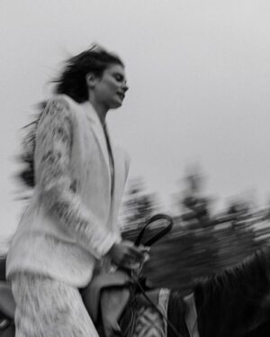 Taylor Hill Instagram - The American West, 
My home and my inspiration in so many things. Fashion, my sense of style, and design in my home. This was a dedication to how and where I was raised. 
Thank you @cedarandpines  and @ravenrosefilms For capturing the essence of my world so beautifully 
And thank you @_houseofflora_ For making the most perfect dress to embody how I wanted to feel throughout this weekend ✨🤍