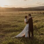 Taylor Hill Instagram - @taylor_hill and Daniel Fryer are married! The couple worked with Hanna Peterson of @table6productions to plan their wedding weekend, held at Devil’s Thumb Ranch in Colorado. “As much as I travel for work—I have literally been [going] non-stop since the age of 14—Colorado has always been my constant, my rock, my home, and my heart. That is until I met Danny. Danny makes me feel home wherever we are. I wanted to share this once-in-a-lifetime moment with all our loved ones in my constant, favorite place, Winter Park, Colorado,” shares the bride. Tap the link in our bio to see exclusive photos from the couple's Western-inspired wedding. Photos: @cedarandpines