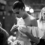 Taylor Hill Instagram - @taylor_hill and her now husband Daniel Fryer got engaged in June of 2021 when Daniel proposed with a three-stone emerald cut diamond engagement ring while the couple was on vacation in Italy. After the engagement—but before the bride made the trip home to Winter Park, Colorado get married—Vogue caught up with Taylor for her final wedding dress fitting in Manhattan with @etro creative director @marcodevincenzo. “This is [actually] the first wedding dress that Etro has ever made!” Taylor shares. The model has been working with #Etro for nearly a decade, so when she began thinking about who she wanted to make her wedding dress, it just made sense. “When they sent me the sketches of it, I was like, ‘It’s like you’re in my head,’” she remembers. “My favorite part of the dress is probably the top and the sleeve. It gives it the element of romance that I was looking for.” Tap the link in our bio to go behind the scenes of her final wedding dress fitting at #Etro. Photos: @lucabroilo