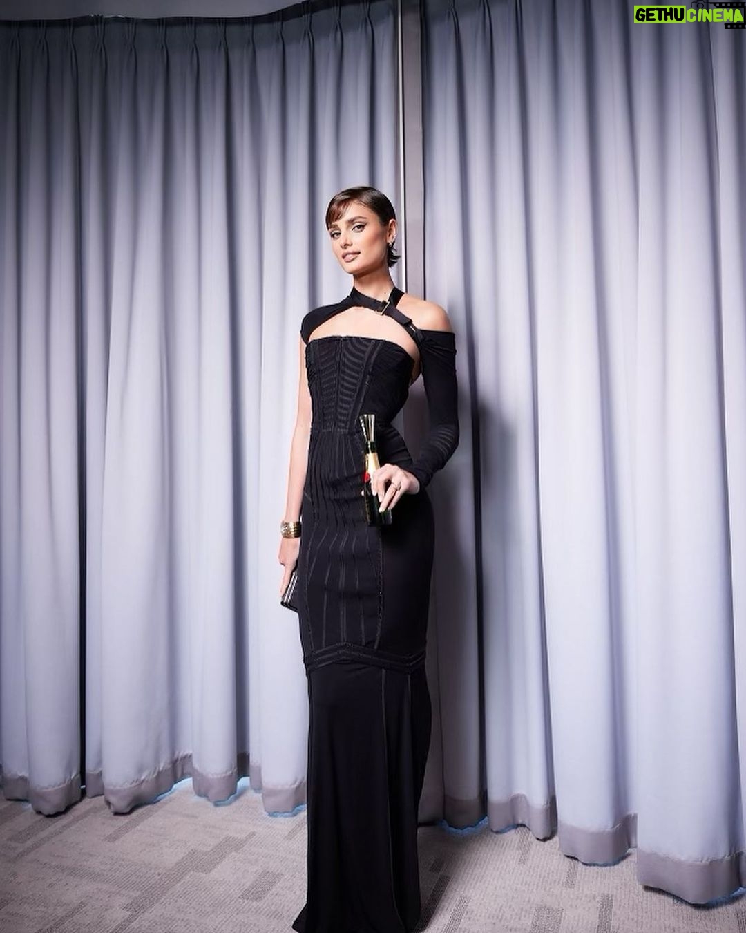 Taylor Hill Instagram - Toasting to the Golden Globes with @moetchandon 🥂🍞✨ #ToastWithMoet
