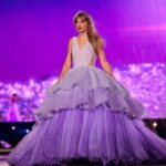 Taylor Swift Instagram - Really blows my mind that we have one last city on the US leg of The Eras Tour. Santa Clara this weekend was a partyyy, both crowds were so loud and rowdy. And I’ll never forget when @alanahaim @estehaim and @daniellehaim emerged wearing their gowns from the Bejeweled video 😂 Loved every second of those shows and can’t wait for LA. Playing six shows at Sofi Stadium lets goooooo. 💕 📷: @jeffkravitz @gettyimages