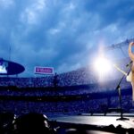 Taylor Swift Instagram - It was a Speak Now (my version) album release party at Arrowhead Stadium in Kansas City this weekend, full of surprises 😆 I got to premiere the video for ‘I Can See You’ on the big screen and hearing the crowd’s reaction to it is something I’ll never forget. THEN @joeyking @taylorlautner and @helloimpresleycash walked on stage (and there were even a few flips??) to say hi to everyone. I got to play Long Live with my incredible band (who are the ones playing on all my re-records too) and it was just so unfathomably special to me. Singing those words in a stadium full of people who helped me get my music back. Love you all 💜💜💜 See you very soon, Denver! 📷: @johnshearer @nandoleon_foto @gettyimages