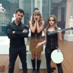 Taylor Swift Instagram - WELL. SO. I’ve been counting down for months and finally the ‘I Can See You’ video is out. I wrote this video treatment over a year ago and really wanted to play out symbolically how it’s felt for me to have the fans helping me reclaim my music. I had my heart set on @joeyking, @taylorlautner and @helloimpresleycash starring in it. Joey and Presley had been in the video for ‘Mean’ when they were 9 and 13 and they are back and so ridiculously bad ass!! Taytay is INCREDIBLE in this (didn’t have a stunt double!) and shout out to @taylautner for being so awesome to hang with on set. The Tale of 3 Taylors 😆 I always wanted to direct fight scenes/a heist storyline and had the most incredible time plotting this out with my amazing DP @selajon. So proud of this one.