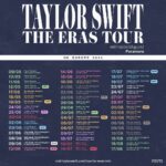 Taylor Swift Instagram - Really can’t contain my excitement because … we’re adding 14 new shows to The Eras Tour. And I get to travel the world doing shows with @paramore!! @yelyahwilliams and I have been friends since we were teens in Nashville and now we get to frolic around the UK/Europe next summer??? I’m screaming???