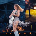 Taylor Swift Instagram - Chicago that was sooooo epic. Playing 3 nights at Soldier Field and getting to sing ‘You All Over Me’ with @marenmorris who I adore. You guys were so much fun to play for, I love you 🥰 See you 🔜 Detroit! 📷: @iammoustache / @gettyimages