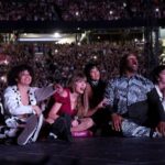 Taylor Swift Instagram - Last night in Jersey was 🤯💕🌙🪐🙏✨💥 !!! The way the whole stadium screamed when Ice literally popped up unannounced 😆- Getting to world premiere the Karma music video I directed with my dancers who were in it - Playing Getaway Car with Jack and hearing everyone shout the lyrics - I love you @icespice I love you @jackantonoff I love you all in that crazy crowd last night - can’t wait to get back out there tonight ☺️ 📷: @kevinmazur / @gettyimages / @mattswen