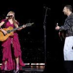 Taylor Swift Instagram - Last night in Jersey was 🤯💕🌙🪐🙏✨💥 !!! The way the whole stadium screamed when Ice literally popped up unannounced 😆- Getting to world premiere the Karma music video I directed with my dancers who were in it - Playing Getaway Car with Jack and hearing everyone shout the lyrics - I love you @icespice I love you @jackantonoff I love you all in that crazy crowd last night - can’t wait to get back out there tonight ☺️ 📷: @kevinmazur / @gettyimages / @mattswen