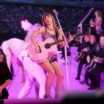 Taylor Swift Instagram - Last night in Jersey was 🤯💕🌙🪐🙏✨💥 !!! The way the whole stadium screamed when Ice literally popped up unannounced 😆- Getting to world premiere the Karma music video I directed with my dancers who were in it - Playing Getaway Car with Jack and hearing everyone shout the lyrics - I love you @icespice I love you @jackantonoff I love you all in that crazy crowd last night - can’t wait to get back out there tonight ☺️ 📷: @kevinmazur / @gettyimages / @mattswen