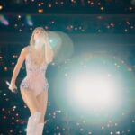 Taylor Swift Instagram - The Eras Tour has been the most meaningful, electric experience of my life so far and I’m overjoyed to tell you that it’ll be coming to the big screen soon 😆 Starting Oct 13th you’ll be able to experience the concert film in theaters in North America! Tickets are on sale now. Eras attire, friendship bracelets, singing and dancing encouraged 🫶 1, 2, 3 LGB!!!! (iykyk)