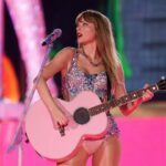 Taylor Swift Instagram - Even though we have one last show in Nashville tonight I just have to post these photos causeeeee… it’s been WILD. I got to announce Speak Now (my version) is coming on 7/7, got to perform ‘Nothing New’ with boss genius/baby angel face @phoebebridgers for the first time, and have been so moved by these beautiful, generous Nashville crowds!!!! I just can’t believe it. PS I know there’s talk of a rainy weather vibe tonight but I’m ready to play, see you sooon!! 😘😘😘💜💜💜 📷: @johnshearer / @gettyimages