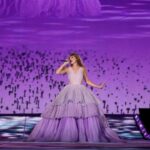 Taylor Swift Instagram - It was a Speak Now (my version) album release party at Arrowhead Stadium in Kansas City this weekend, full of surprises 😆 I got to premiere the video for ‘I Can See You’ on the big screen and hearing the crowd’s reaction to it is something I’ll never forget. THEN @joeyking @taylorlautner and @helloimpresleycash walked on stage (and there were even a few flips??) to say hi to everyone. I got to play Long Live with my incredible band (who are the ones playing on all my re-records too) and it was just so unfathomably special to me. Singing those words in a stadium full of people who helped me get my music back. Love you all 💜💜💜 See you very soon, Denver! 📷: @johnshearer @nandoleon_foto @gettyimages