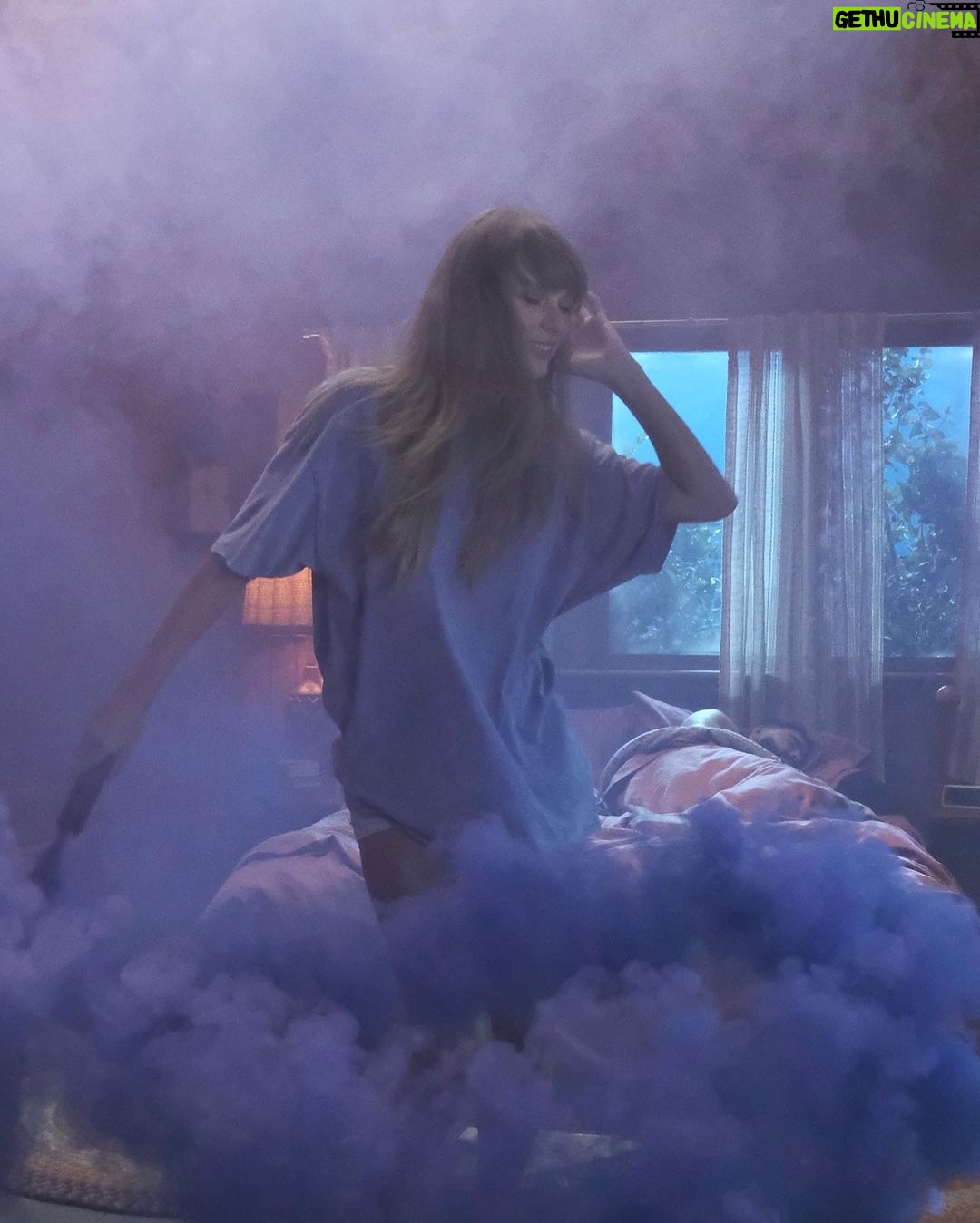 Taylor Swift Instagram - The Lavender Haze video is out now. There is lots of lavender. There is lots of haze. There is my incredible costar @laith_ashley who I absolutely adored working with. This was the first video I wrote out of the 3 that have been released, and this one really helped me conceptualize the world and mood of Midnights, like a sultry sleepless 70’s fever dream. Hope you like it 😁