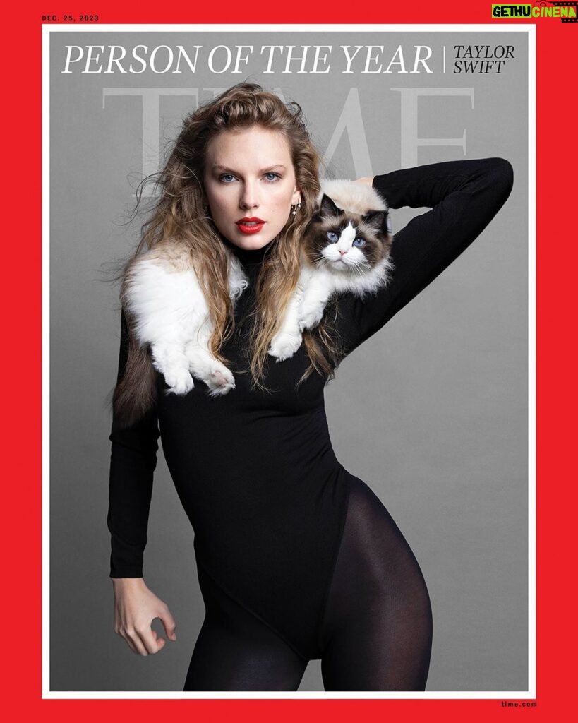 Taylor Swift Instagram - Time Magazine: We’d like to name you Person of the Yea- Me: Can I bring my cat.