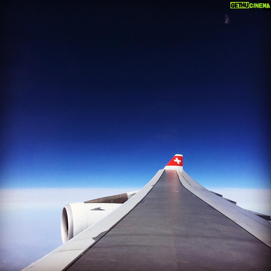 Ted Kravitz - 1.2K Likes - Long journey home on a slow plane: Nagoya-Tokyo-Zurich-London, Swiss A340-300