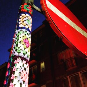 Ted Kravitz Instagram - Crochet lamppost, Spa.