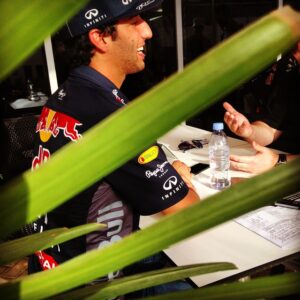 Ted Kravitz Instagram - Daniel Ricciardo, Bahrain 2015