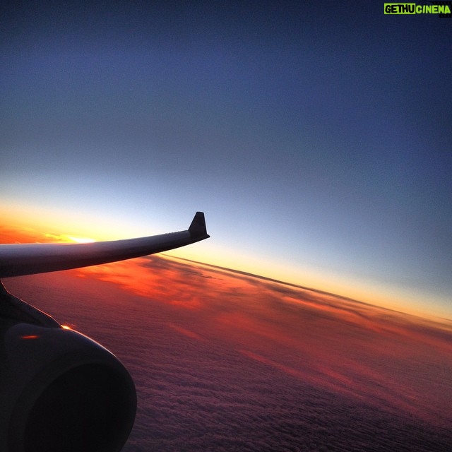 Ted Kravitz - 207 Likes - Sun sets over Arkhangelsk, Russia, enroute Tokyo
