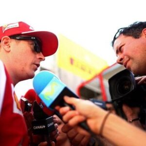 Ted Kravitz Instagram - Kimi Raikkonen, Movistar TV mic, Barcelona 2014