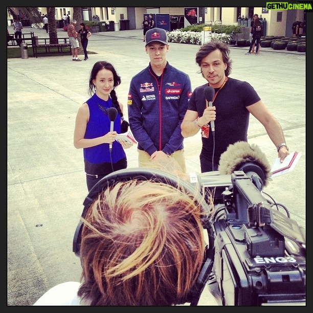 Ted Kravitz - 82 Likes - Privet Daniil! Kvyat does Russian TV, Thursday, Bahrain