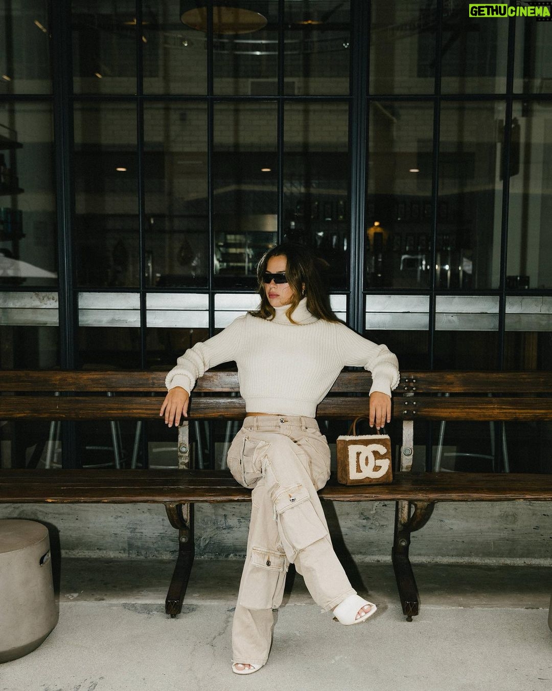 Tessa Brooks Instagram - waiting for coffee
