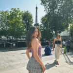 Tessa Brooks Instagram - Had the best time at the @tonywardcouture show yesterday 💜 Paris,France