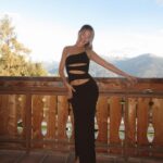 Tessa Brooks Instagram - the best time 🖤 Crans Montana, Alpes, Switzerland