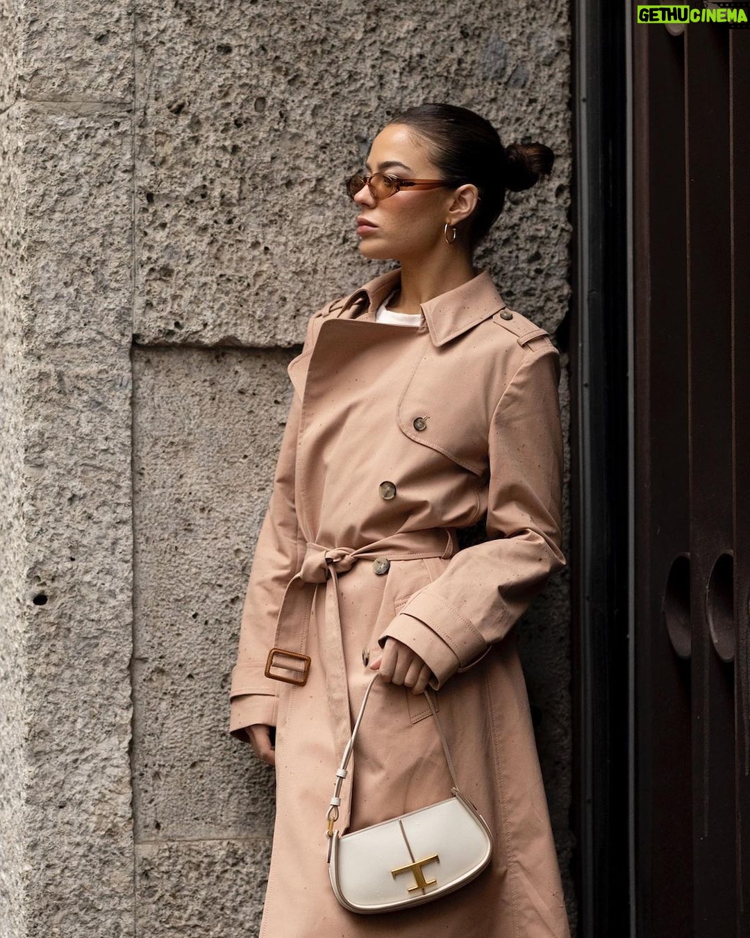 Tessa Brooks Instagram - Walkin around the streets of Milan in #Tods #TTimeless @tods