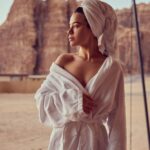 Tessa Brooks Instagram - sunrise in Al Ula ☕️ @carlhalal Habitas AlUla